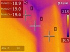 Wärmebildkamera - Wandfeuchtigkeit defekte Vertikalsperre Horizontalsperre